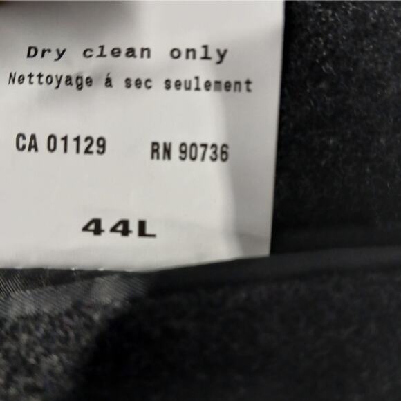 $395 NWT Calvin Klein Men's Wool Blend Coat Size 44L Gray Winter Overcoat - Picture 9 of 14